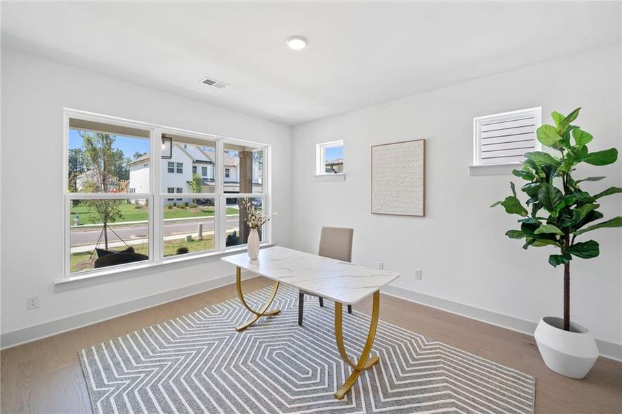 Furnished interior view inside a new home in , Woodstock (Image 54). Furnished interior view inside a new home in , Woodstock (Image 54).