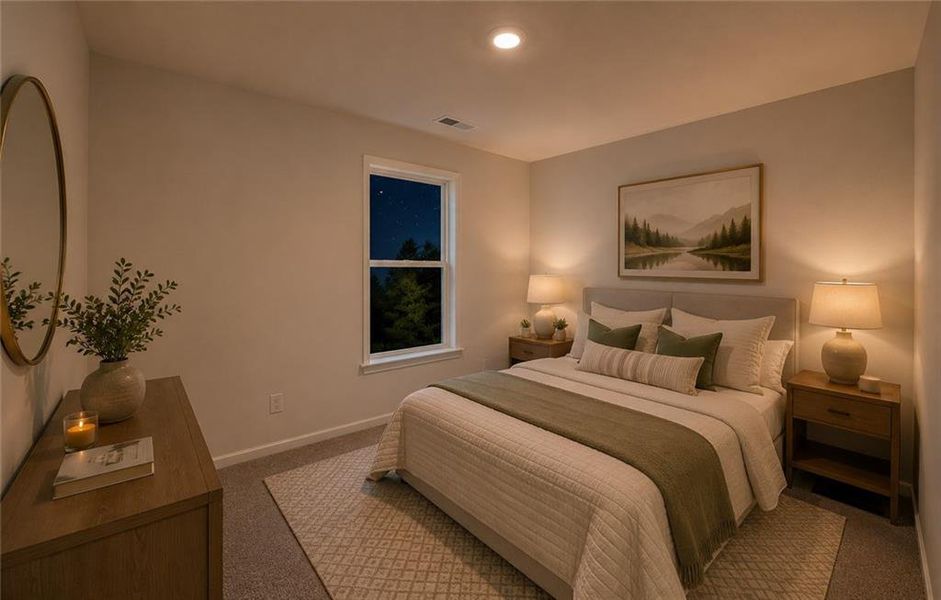 Furnished interior view inside a new home in Vickers Point - Single Family, Fairburn (Image 7).
