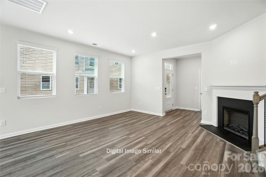Spacious, unfurnished interior of a new home in Bailey Run, Charlotte (Image 17).
