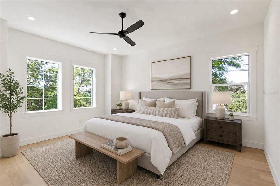 Furnished interior view inside a new home in , Tampa (Image 17). Furnished interior view inside a new home in , Tampa (Image 17).