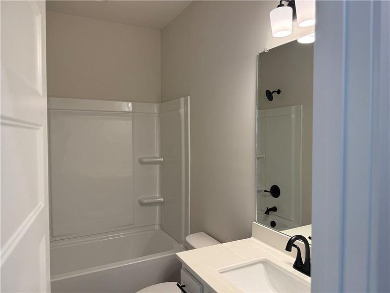 Furnished interior view inside a new home in Rosewood Lake Estates, Hoschton (Image 12).