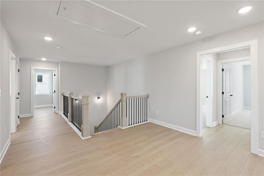 Spacious, unfurnished interior of a new home in Oak Valley Estates, Marietta (Image 54).