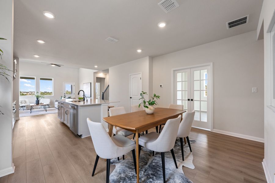 Representative furnished interior of a home built from the Granbury by Ashton Woods in Berry Creek Highlands, Georgetown (Image 10). Representative furnished interior of a home built from the Granbury by Ashton Woods in Berry Creek Highlands, Georgetown (Image 10).