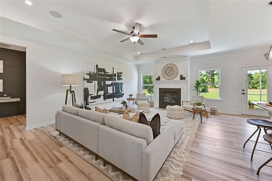 Furnished interior view inside a new home in Sagebrook, Powder Springs (Image 23).