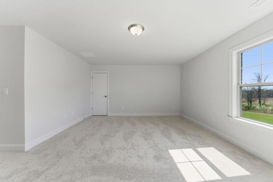 Representative unfurnished interior of a home built from the Hampton by Keystone Homes NC in Preserve at Carriage Cove, Oak Ridge (Image 89).