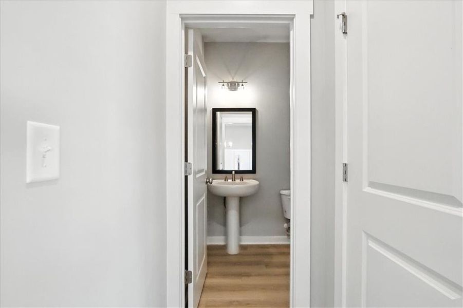 Furnished interior view inside a new home in Traditions of Braselton, Jefferson (Image 6).