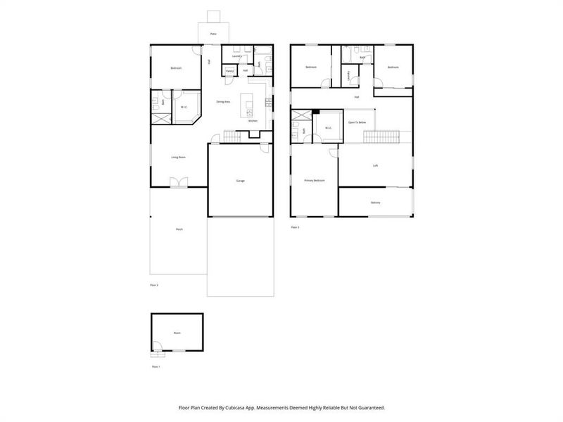 2D floor plan layout of this home in , Pecan Gap, TX (Image 5).