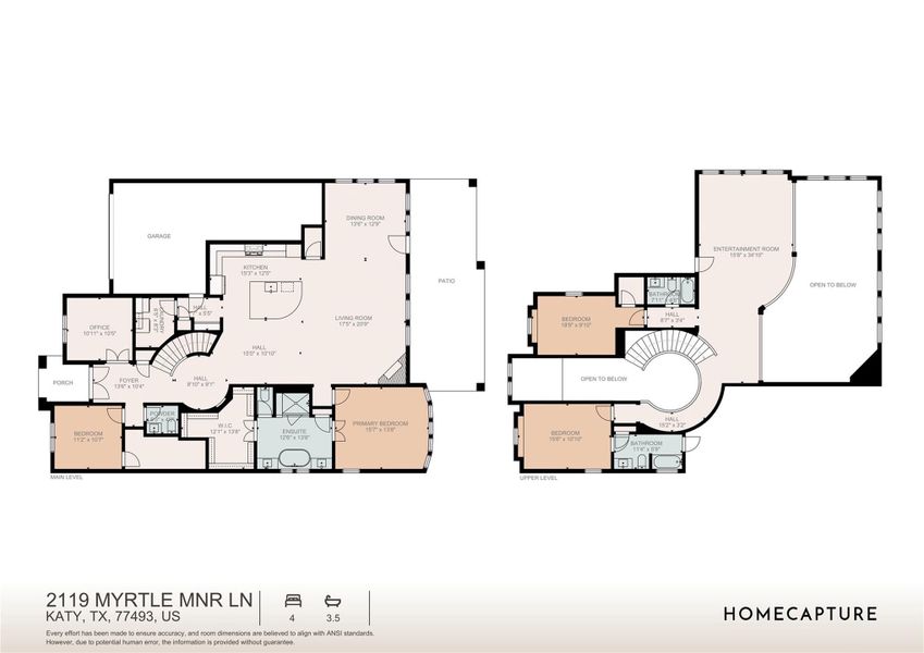 2D floor plan layout of this home in , Katy, TX (Image 5).