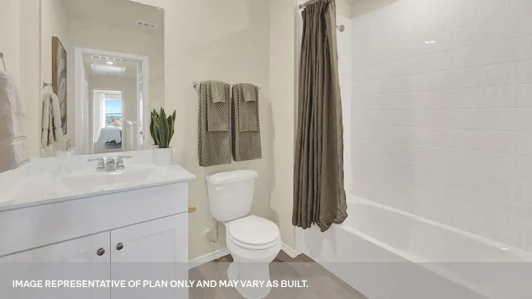 Furnished interior view inside a new home in Spring Valley, New Braunfels (Image 15).