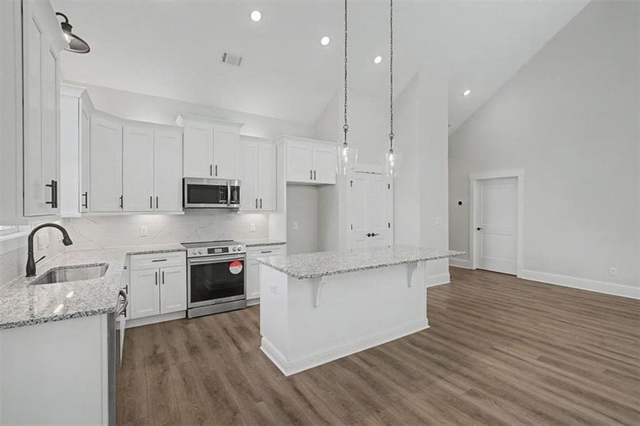 Furnished interior view inside a new home in , Dallas (Image 5).