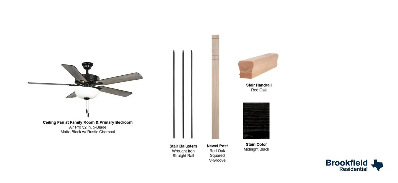 Sample of building materials used in homes in 45' Traditional Homes at Elyson, Katy (Image 5). Sample of building materials used in homes in 45' Traditional Homes at Elyson, Katy (Image 5).