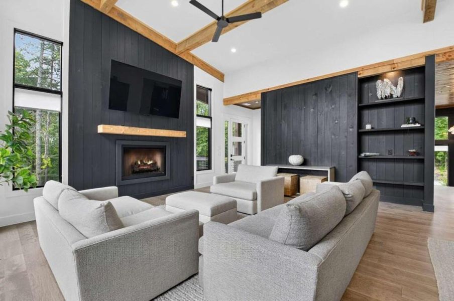 Furnished interior view inside a new home in , Blue Ridge (Image 5).