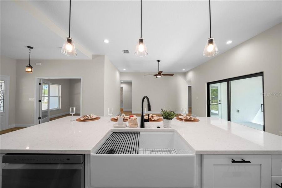 Furnished interior view inside a new home in , Ocala (Image 10).