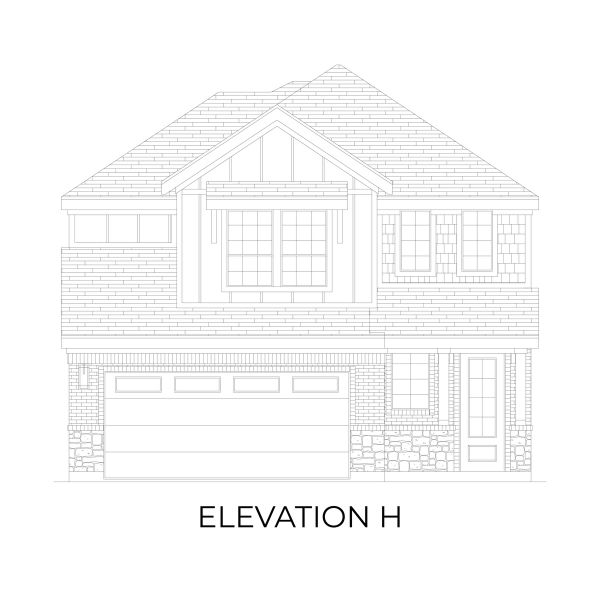 Representative rendering of the exterior for the Washington F by First Texas Homes (Image 11). Representative rendering of the exterior for the Washington F by First Texas Homes (Image 11).