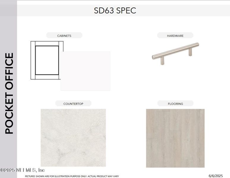 Sample of building materials used in homes in SilverLeaf, St. Augustine (Image 20).