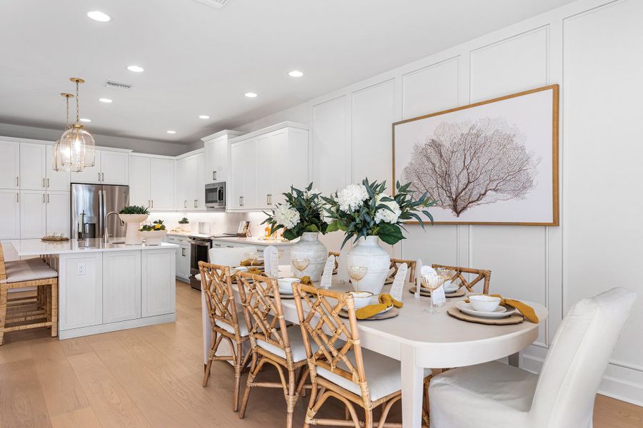 Representative furnished interior of a home built from the Eleuthera by GL Homes in Valencia Harbor (55+), Fort Myers (Image 7).