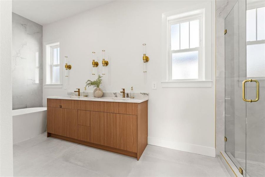 Furnished interior view inside a new home in , Seminole (Image 41).