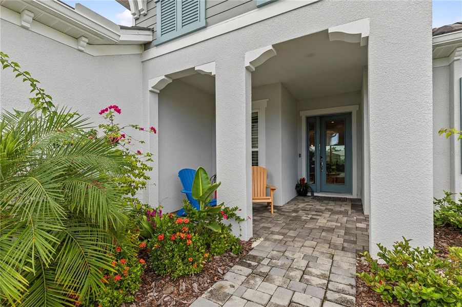 Front exterior of a new home in , Venice, FL, highlighting curb appeal (Image 19). Front exterior of a new home in , Venice, FL, highlighting curb appeal (Image 19).