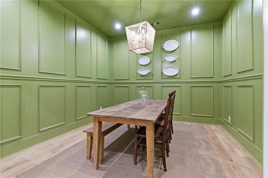 Furnished interior view inside a new home in , Marietta (Image 5).