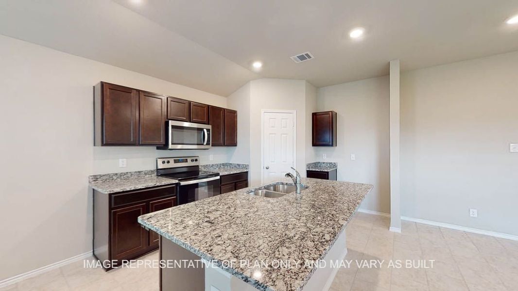 Representative furnished interior of a home built from the Ashburn by D.R. Horton in Reynolds Crossing, Killeen (Image 8).