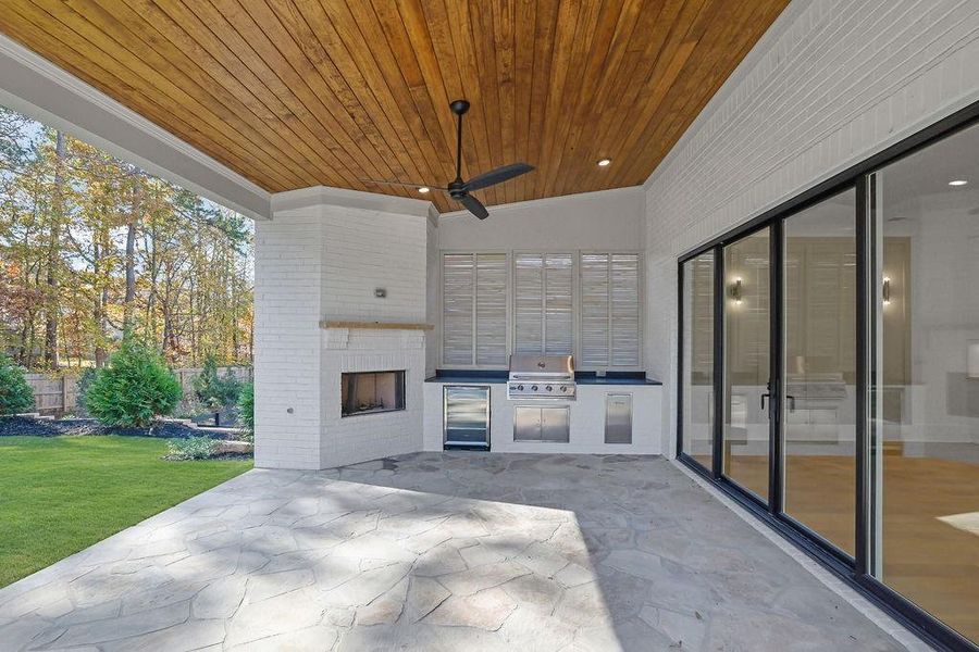 Exterior details and patio area of a home in , Cumming (Image 26). Exterior details and patio area of a home in , Cumming (Image 26).