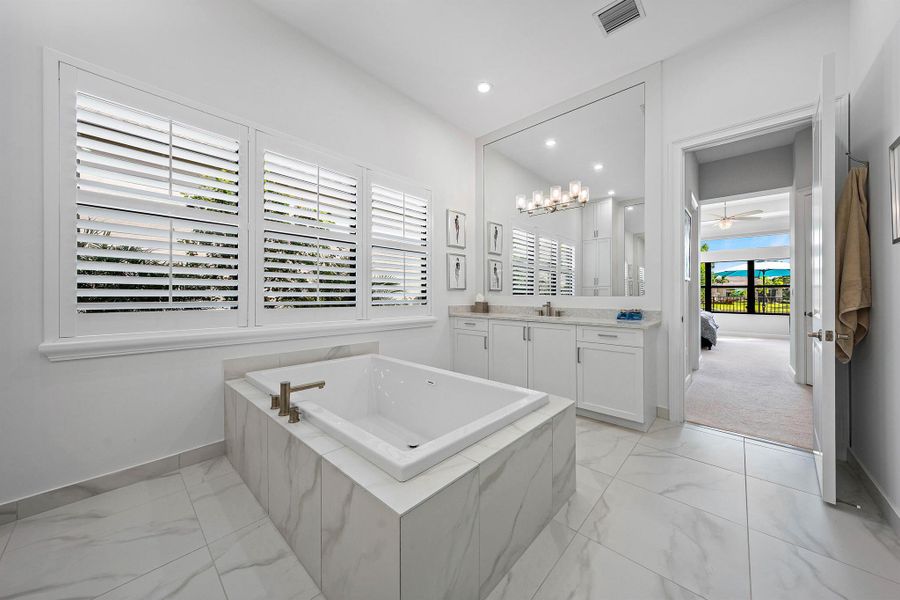 Furnished interior view inside a new home in Valencia Grand, Boynton Beach (Image 16). Furnished interior view inside a new home in Valencia Grand, Boynton Beach (Image 16).