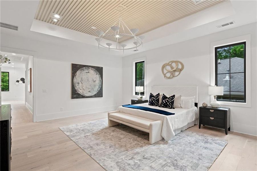 Furnished interior view inside a new home in , Atlanta (Image 37).