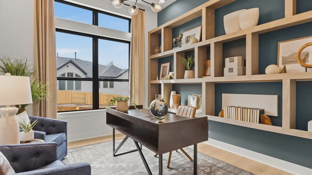 Furnished interior view inside a new home in Newhaven, Manor (Image 5).