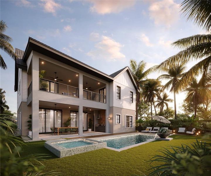 Exterior details and patio area of a home in The Grove, Oakland (Image 2). Exterior details and patio area of a home in The Grove, Oakland (Image 2).