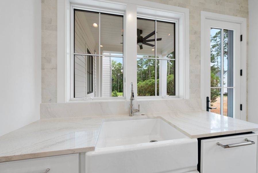 Representative furnished interior of a home built from the Abigail by Homes by Dickerson in The Founding at Blue Ridge, Raleigh (Image 11).