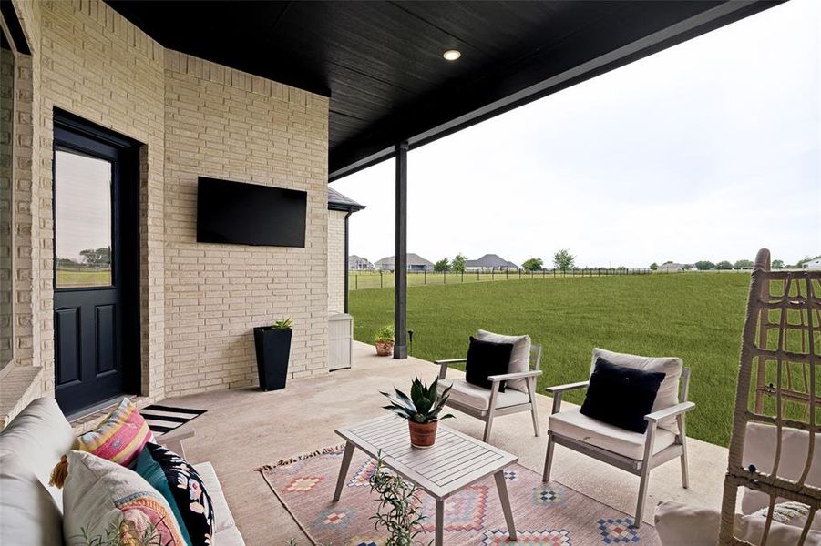 Exterior details and patio area of a home in , McLendon-Chisholm (Image 21). Exterior details and patio area of a home in , McLendon-Chisholm (Image 21).