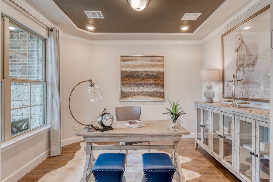 Representative furnished interior of a home built from the Kerrville by Beazer Homes in Enclave at Legacy Hills, Celina (Image 10).