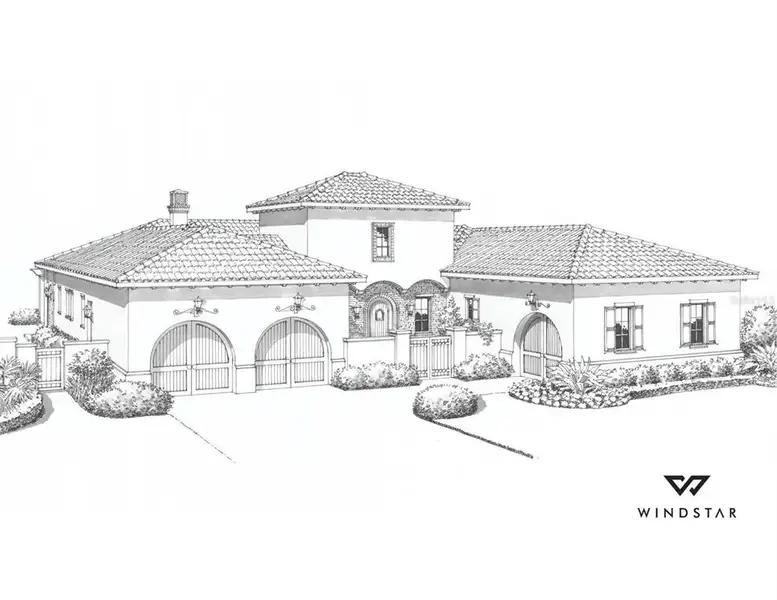 Exterior rendering of this home design in , Lutz, FL (Image 16).