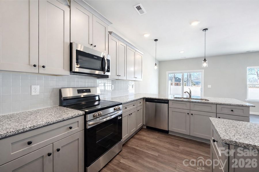 Furnished interior view inside a new home in , Charlotte (Image 10). Furnished interior view inside a new home in , Charlotte (Image 10).