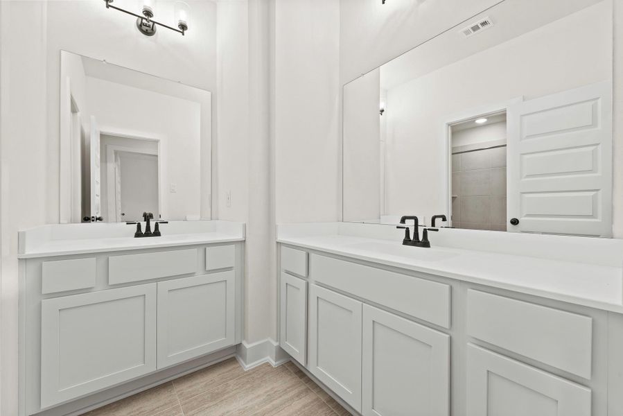 Furnished interior view inside a new home in The Trails - 45', New Caney (Image 6). Furnished interior view inside a new home in The Trails - 45', New Caney (Image 6).