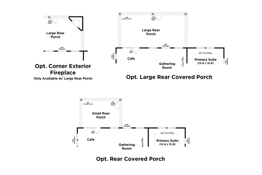 2D floor plan layout for the Greenwich by DRB Homes in The Park at Brighton, Locust Grove, GA (Image 5).