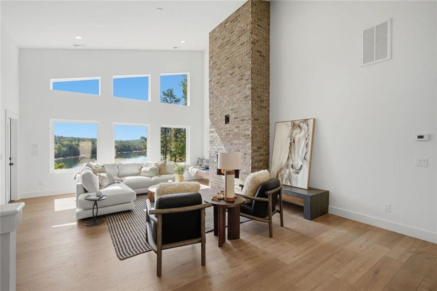 Furnished interior view inside a new home in , Blairsville (Image 10).