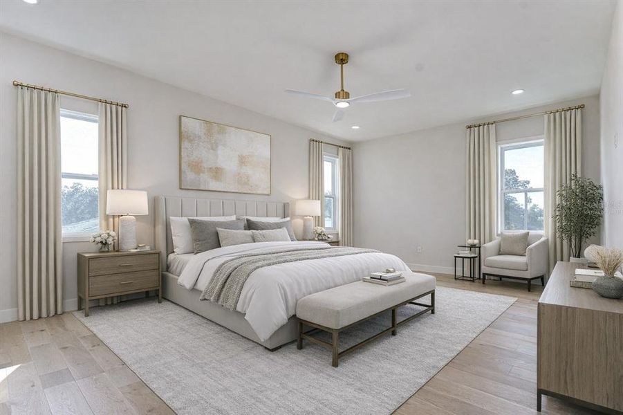 Furnished interior view inside a new home in , Tampa (Image 10).