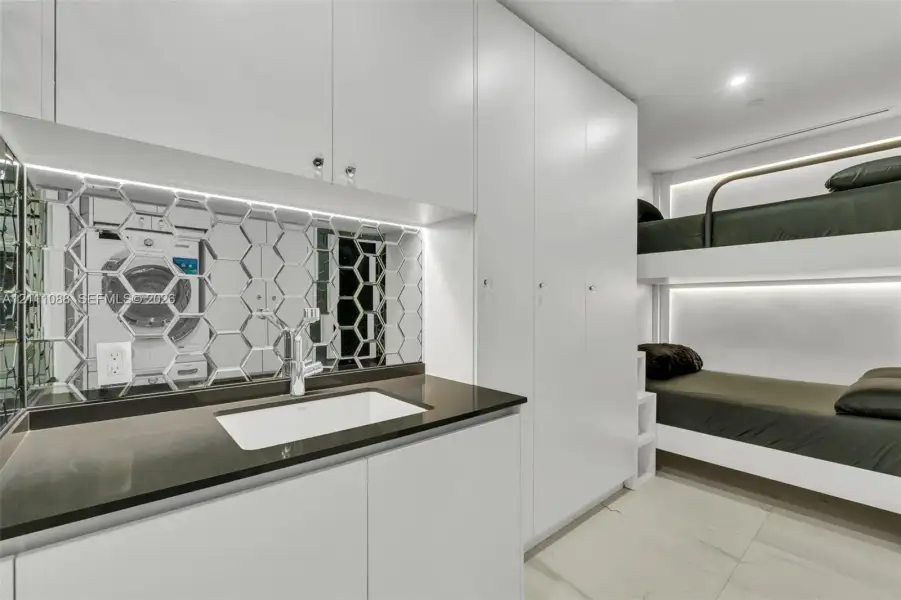 Furnished interior view inside a new home in , Miami (Image 38). Furnished interior view inside a new home in , Miami (Image 38).
