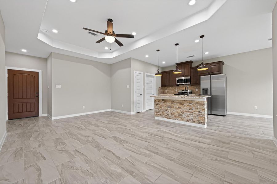 Spacious, unfurnished interior of a new home in , Cleveland (Image 36).