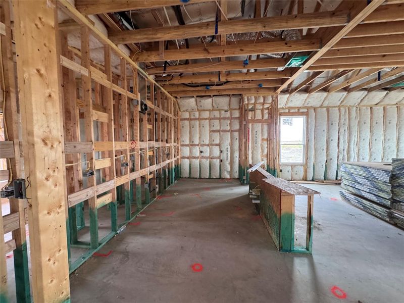 In-progress construction of a new home in Willow Springs, Creedmoor, TX (Image 35). In-progress construction of a new home in Willow Springs, Creedmoor, TX (Image 35).