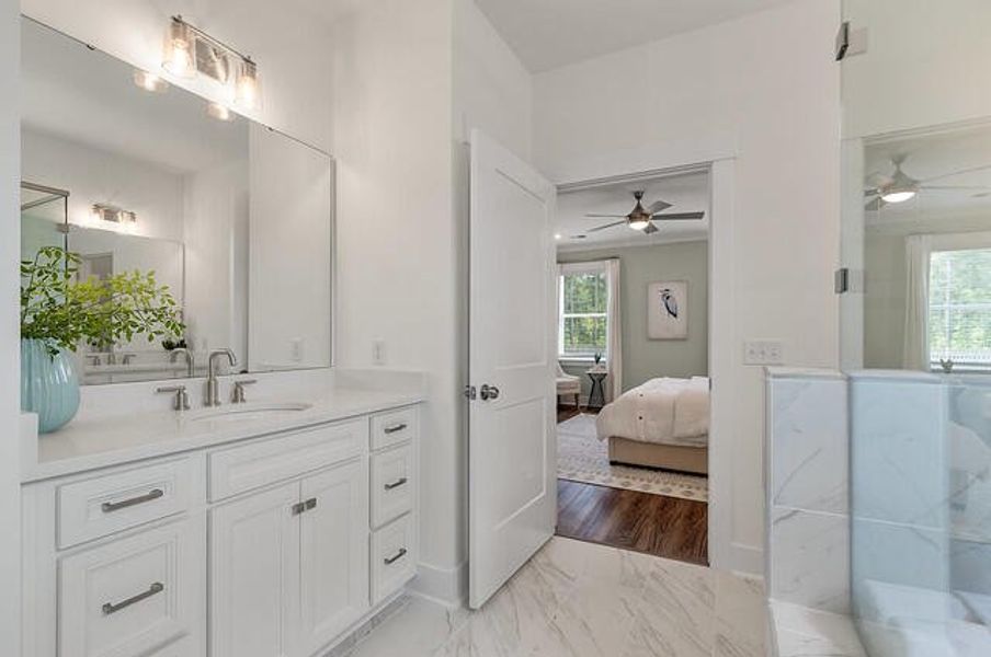 Furnished interior view inside a new home in , Huger (Image 14).