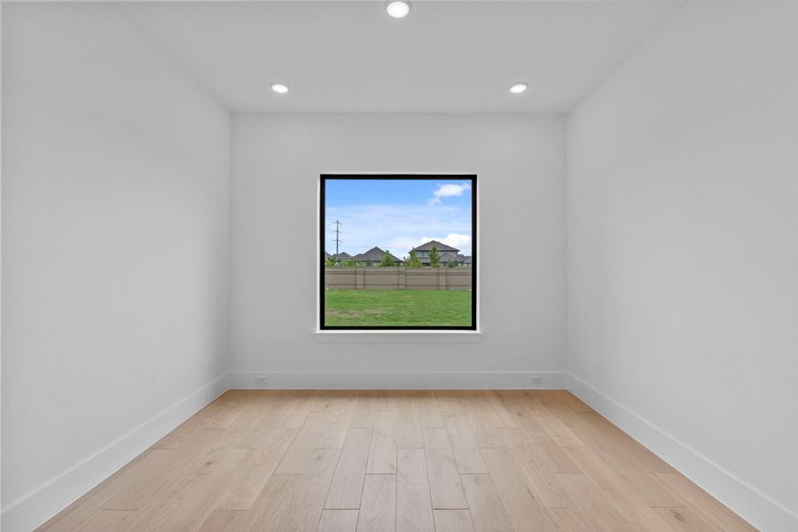 Secondary bedroom. Representative image.