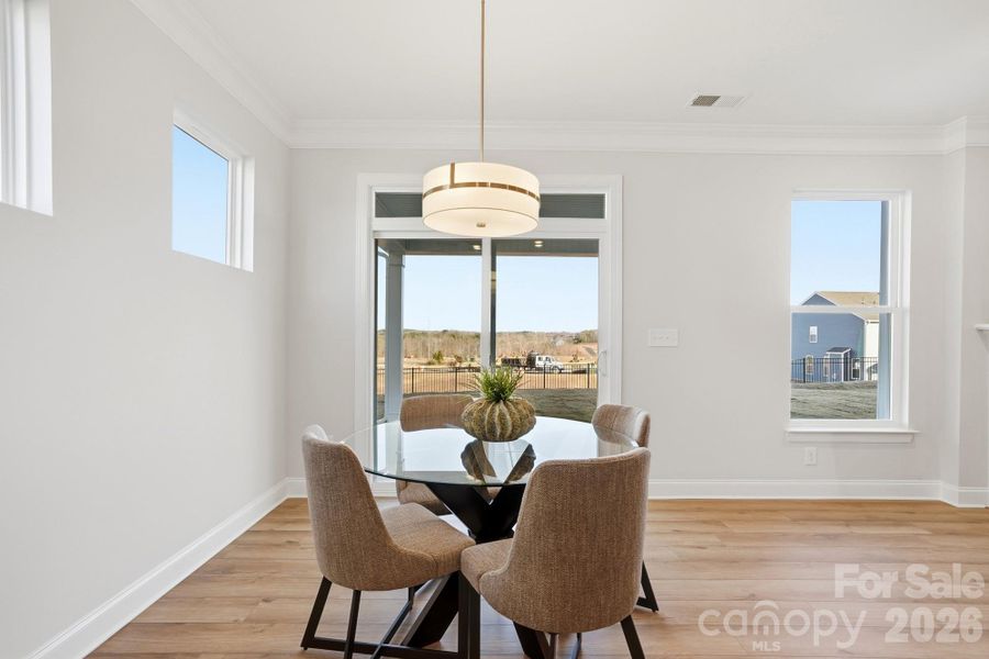 Furnished interior view inside a new home in The Meadows at Laurelbrook, Sherrills Ford (Image 43).