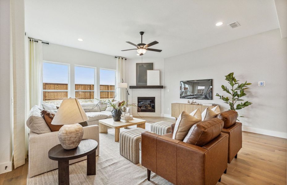Furnished interior view inside a new home in Anna Town Square, Anna (Image 9).