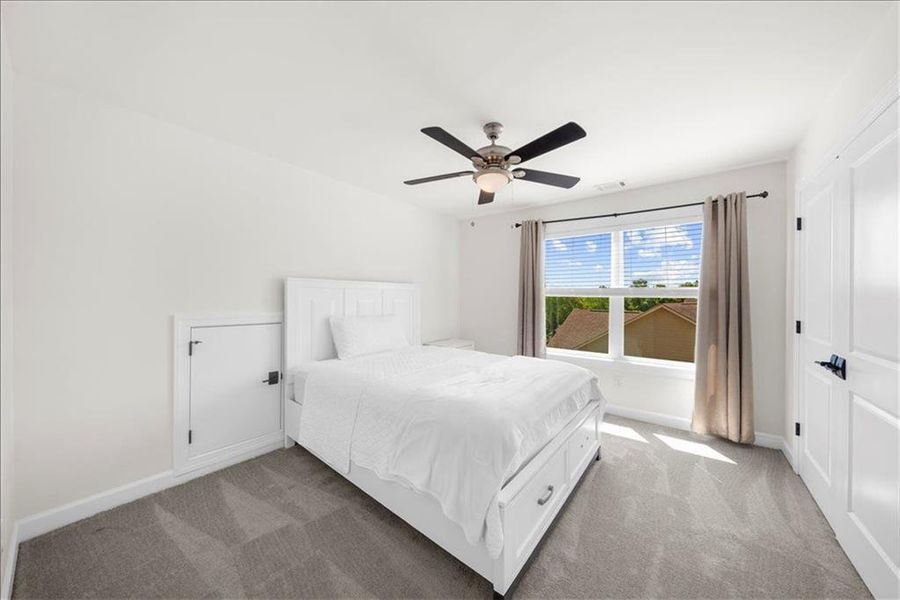 Furnished interior view inside a new home in , Cleveland (Image 39).