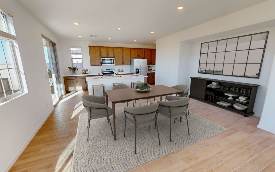 Representative furnished interior of a home built from the Poppy by Brookfield Residential in Blossom Rock, Apache Junction (Image 7). Representative furnished interior of a home built from the Poppy by Brookfield Residential in Blossom Rock, Apache Junction (Image 7).