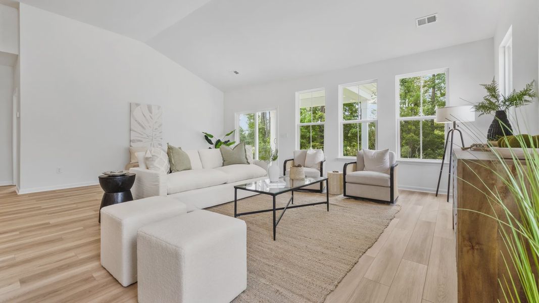 Representative furnished interior of a home built from the Chelsea by DRB Homes in Chestnut Farms, Longs (Image 8). Representative furnished interior of a home built from the Chelsea by DRB Homes in Chestnut Farms, Longs (Image 8).