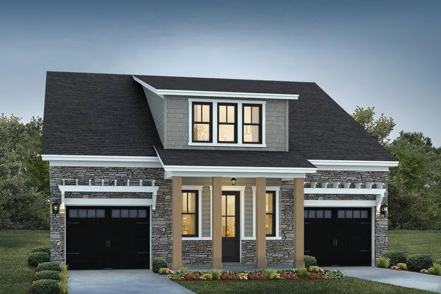 Representative exterior photo of a completed home built from the Grayrock by Hunter Quinn Homes in Autumn Mill, Seneca, SC (Image 5). Representative exterior photo of a completed home built from the Grayrock by Hunter Quinn Homes in Autumn Mill, Seneca, SC (Image 5).