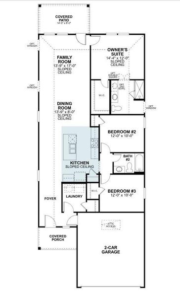2D floor plan layout of this home in Indian Springs, Crosby, TX (Image 3).